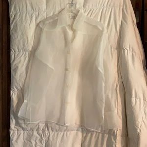 Mesh Button Up Shirt